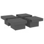 vidaXL Couchtisch Grau 90x90x28 cm Holzwerkstoff vidaXL Couchtisch Grau 90x90x28 cm Holzwerkstoff