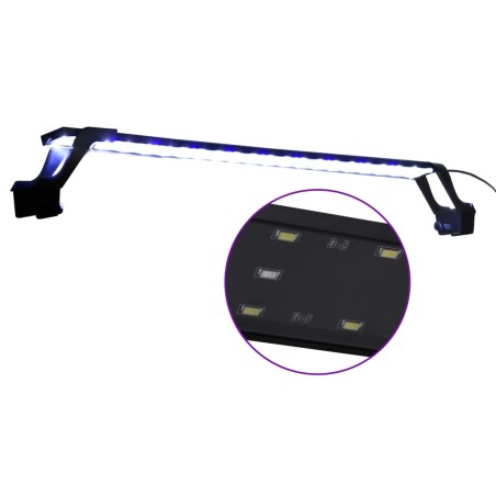 vidaXL LED-Aquariumleuchte mit Klemmen 75-90 cm Blau und Weiß 