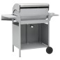 Gasgrill 4+1 Brenner Silbern Edelstahl Gasgrill 4+1 Brenner Silbern Edelstahl