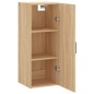 vidaXL Wandschrank Sonoma-Eiche 34,5x34x90 cm vidaXL Wandschrank Sonoma-Eiche 34,5x34x90 cm