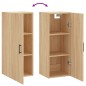vidaXL Wandschrank Sonoma-Eiche 34,5x34x90 cm vidaXL Wandschrank Sonoma-Eiche 34,5x34x90 cm