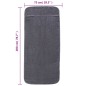 vidaXL Strandtücher 2 Stk. Anthrazit 75x200 cm Stoff 400 GSM vidaXL Strandtücher 2 Stk. Anthrazit 75x200 cm Stoff 400 GSM
