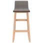 Barhocker 2 Stk. Hellgrau Stoff Barhocker 2 Stk. Hellgrau Stoff