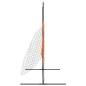 vidaXL Baseball-Netz Tragbar Rot Schwarz 219x107x212cm Stahl Polyester vidaXL Baseball-Netz Tragbar Rot Schwarz 219x107x212cm Stahl Polyester
