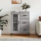 vidaXL Sideboard Grau Sonoma 69,5x34x90 cm Holzwerkstoff vidaXL Sideboard Grau Sonoma 69,5x34x90 cm Holzwerkstoff