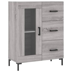 vidaXL Sideboard Grau Sonoma 69,5x34x90 cm Holzwerkstoff