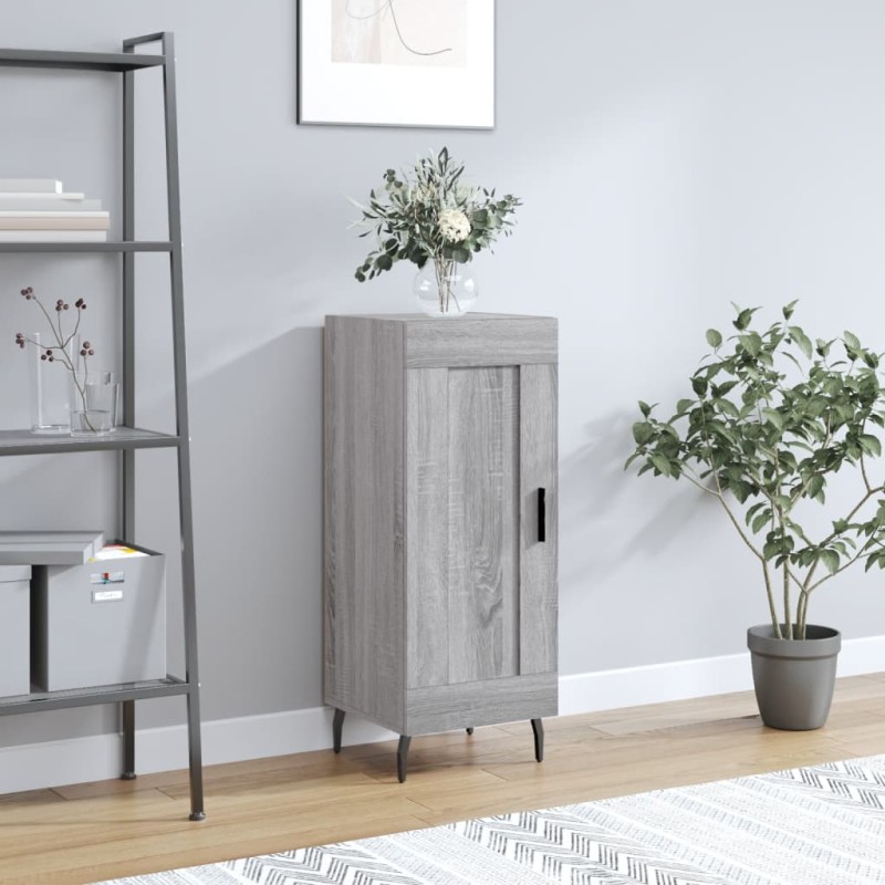 vidaXL Sideboard Grau Sonoma 34,5x34x90 cm Holzwerkstoff vidaXL Sideboard Grau Sonoma 34,5x34x90 cm Holzwerkstoff
