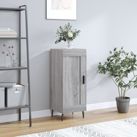 vidaXL Sideboard Grau Sonoma 34,5x34x90 cm Holzwerkstoff