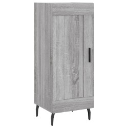 vidaXL Sideboard Grau Sonoma 34,5x34x90 cm Holzwerkstoff