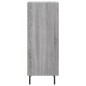 vidaXL Sideboard Grau Sonoma 34,5x34x90 cm Holzwerkstoff vidaXL Sideboard Grau Sonoma 34,5x34x90 cm Holzwerkstoff