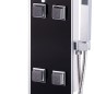 vidaXL Duschpaneel Glas 18×42,1×120 cm Schwarz vidaXL Duschpaneel Glas 18×42,1×120 cm Schwarz