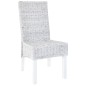 vidaXL Esszimmerstühle 6 Stk. Hellbraun Kubu Rattan und Mangoholz vidaXL Esszimmerstühle 6 Stk. Hellbraun Kubu Rattan und Mangoholz