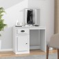 vidaXL Schminktisch mit Spiegel Weiß 90x50x132,5 cm Holzwerkstoff vidaXL Schminktisch mit Spiegel Weiß 90x50x132,5 cm Holzwerkstoff