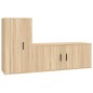 vidaXL 2-tlg. TV-Schrank-Set Sonoma-Eiche Holzwerkstoff vidaXL 2-tlg. TV-Schrank-Set Sonoma-Eiche Holzwerkstoff