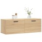 vidaXL Wandschrank Sonoma-Eiche 100x36,5x35 cm Holzwerkstoff vidaXL Wandschrank Sonoma-Eiche 100x36,5x35 cm Holzwerkstoff