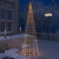 vidaXL Weihnachtskegelbaum 330 Warmweiße LEDs Dekoration 100x300 cm vidaXL Weihnachtskegelbaum 330 Warmweiße LEDs Dekoration 100x300 cm