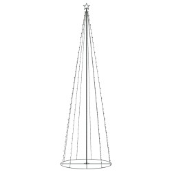 vidaXL Weihnachtskegelbaum 330 Warmweiße LEDs Dekoration 100x300 cm
