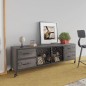 vidaXL TV-Schrank Silbern 110x30x40 cm Eisen vidaXL TV-Schrank Silbern 110x30x40 cm Eisen