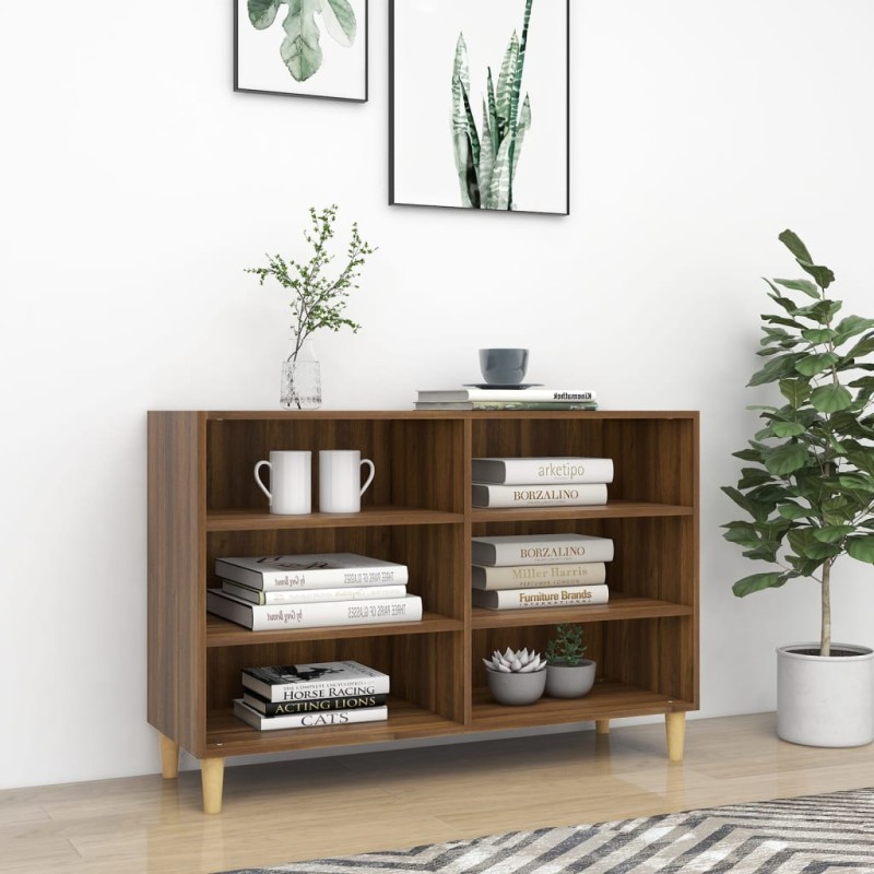 vidaXL Sideboard Braun Eichen-Optik 103,5x35x70 cm Holzwerkstoff vidaXL Sideboard Braun Eichen-Optik 103,5x35x70 cm Holzwerkstoff