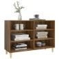 vidaXL Sideboard Braun Eichen-Optik 103,5x35x70 cm Holzwerkstoff vidaXL Sideboard Braun Eichen-Optik 103,5x35x70 cm Holzwerkstoff
