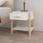 vidaXL Nachttisch Weiß 42x38x45 cm Holzwerkstoff vidaXL Nachttisch Weiß 42x38x45 cm Holzwerkstoff