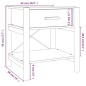 vidaXL Nachttisch Weiß 42x38x45 cm Holzwerkstoff vidaXL Nachttisch Weiß 42x38x45 cm Holzwerkstoff