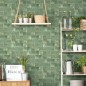 Evergreen Tapete Tiles Grün Evergreen Tapete Tiles Grün