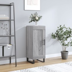 vidaXL Sideboard Grau Sonoma 34,5x34x90 cm Holzwerkstoff