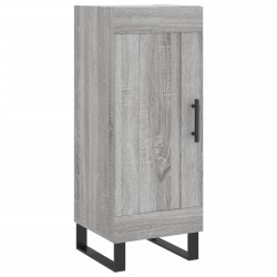vidaXL Sideboard Grau Sonoma 34,5x34x90 cm Holzwerkstoff