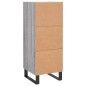 vidaXL Sideboard Grau Sonoma 34,5x34x90 cm Holzwerkstoff vidaXL Sideboard Grau Sonoma 34,5x34x90 cm Holzwerkstoff