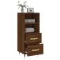 vidaXL Sideboard Braun Eichen-Optik 34,5x34x90 cm Holzwerkstoff vidaXL Sideboard Braun Eichen-Optik 34,5x34x90 cm Holzwerkstoff
