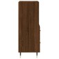 vidaXL Sideboard Braun Eichen-Optik 34,5x34x90 cm Holzwerkstoff vidaXL Sideboard Braun Eichen-Optik 34,5x34x90 cm Holzwerkstoff