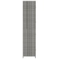 vidaXL Gartenschrank Grau 59x40x180 cm Poly Rattan vidaXL Gartenschrank Grau 59x40x180 cm Poly Rattan
