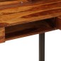 vidaXL Schreibtisch 110 x 50 x 94 cm Massivholz und Stahl vidaXL Schreibtisch 110 x 50 x 94 cm Massivholz und Stahl