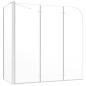 vidaXL Duschabtrennung 120x69x130 cm Hartglas Transparent vidaXL Duschabtrennung 120x69x130 cm Hartglas Transparent
