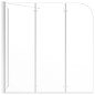 vidaXL Duschabtrennung 120x69x130 cm Hartglas Transparent vidaXL Duschabtrennung 120x69x130 cm Hartglas Transparent
