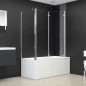 vidaXL Duschabtrennung 120x69x130 cm Hartglas Transparent vidaXL Duschabtrennung 120x69x130 cm Hartglas Transparent