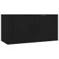 vidaXL 2-tlg. TV-Schrank-Set Schwarz Holzwerkstoff vidaXL 2-tlg. TV-Schrank-Set Schwarz Holzwerkstoff