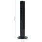 vidaXL Turmventilator mit Fernbedienung und Timer Φ24x80 cm Schwarz vidaXL Turmventilator mit Fernbedienung und Timer Φ24x80 cm Schwarz