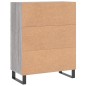 vidaXL Sideboard Grau Sonoma 69,5x34x90 cm Holzwerkstoff vidaXL Sideboard Grau Sonoma 69,5x34x90 cm Holzwerkstoff