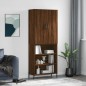 Highboard Braun Eichen-Optik 69,5x34x180 cm Holzwerkstoff Highboard Braun Eichen-Optik 69,5x34x180 cm Holzwerkstoff