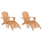 vidaXL Adirondack-Gartenstühle mit Fußteilen 2 Stk. Massivholz Akazie vidaXL Adirondack-Gartenstühle mit Fußteilen 2 Stk. Massivholz Akazie