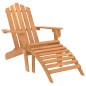 vidaXL Adirondack-Gartenstühle mit Fußteilen 2 Stk. Massivholz Akazie vidaXL Adirondack-Gartenstühle mit Fußteilen 2 Stk. Massivholz Akazie