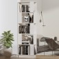 vidaXL Bücherregal/Raumteiler Weiß 51x25x163,5 cm Massivholz Kiefer vidaXL Bücherregal/Raumteiler Weiß 51x25x163,5 cm Massivholz Kiefer