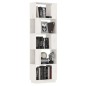 vidaXL Bücherregal/Raumteiler Weiß 51x25x163,5 cm Massivholz Kiefer vidaXL Bücherregal/Raumteiler Weiß 51x25x163,5 cm Massivholz Kiefer