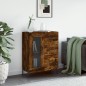 vidaXL Sideboard Räuchereiche 69,5x34x90 cm Holzwerkstoff vidaXL Sideboard Räuchereiche 69,5x34x90 cm Holzwerkstoff