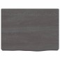 vidaXL Waschtischplatte Dunkelgrau 40x30x6 cm Massivholz Behandelt vidaXL Waschtischplatte Dunkelgrau 40x30x6 cm Massivholz Behandelt