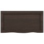 vidaXL Waschtischplatte Dunkelgrau 40x30x6 cm Massivholz Behandelt vidaXL Waschtischplatte Dunkelgrau 40x30x6 cm Massivholz Behandelt