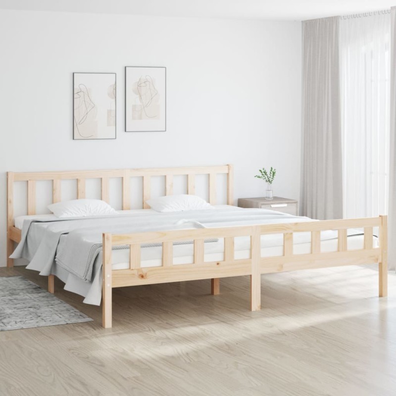 vidaXL Massivholzbett 200x200 cm vidaXL Massivholzbett 200x200 cm