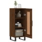 vidaXL Sideboard Braun Eichen-Optik 34,5x34x90 cm Holzwerkstoff vidaXL Sideboard Braun Eichen-Optik 34,5x34x90 cm Holzwerkstoff